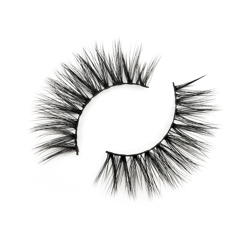 Inquiry for Handmade Dramatic Thick Crossed Cluster False Eyelashes Black Nature 3d silk lashes suppliers XJ35